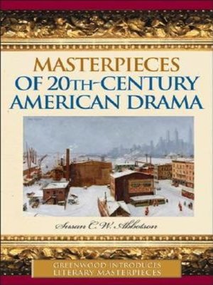 cover image of Masterpieces of 20th-Century American Drama